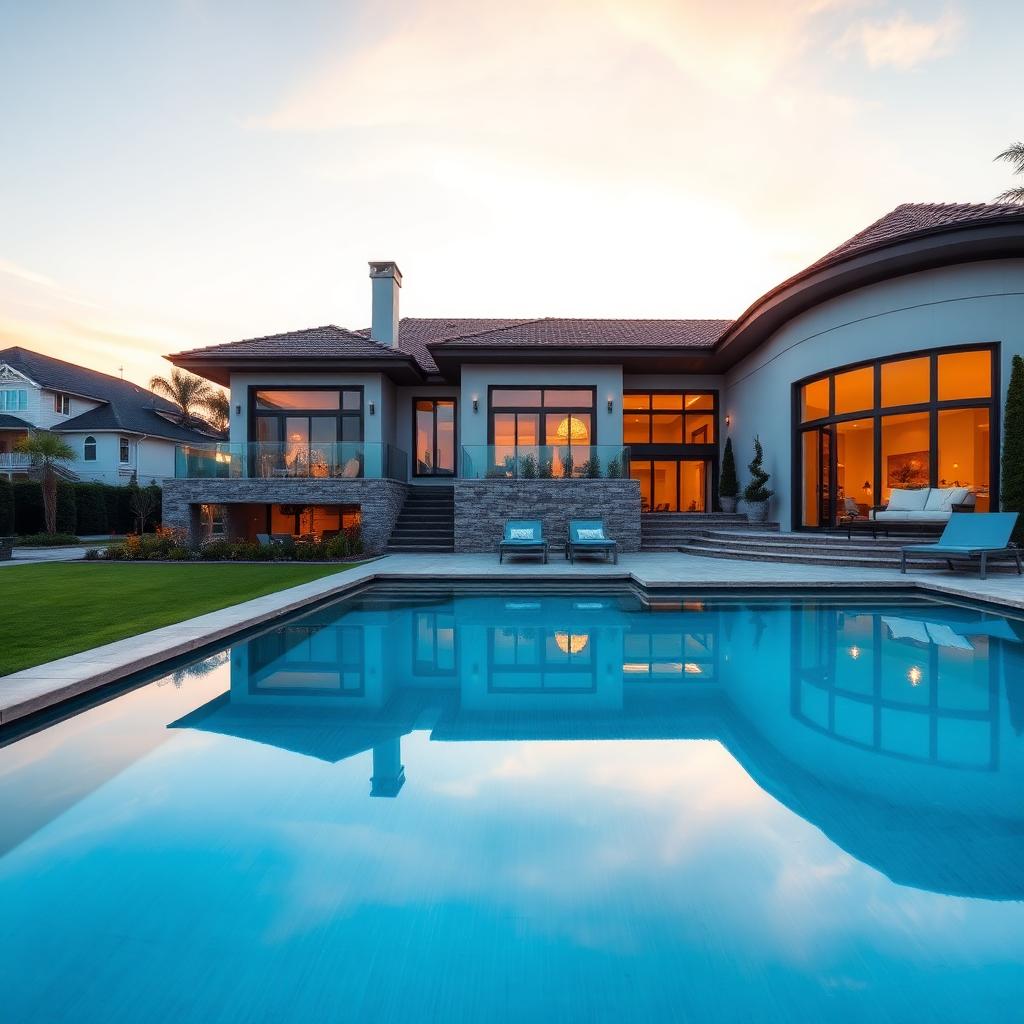 Casa alto padrão com piscina
